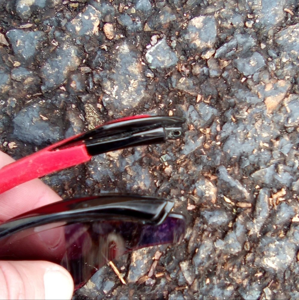 Sporty Red and Black Sunglasses